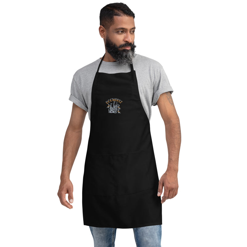 Planet Doodle Embroidered Apron
