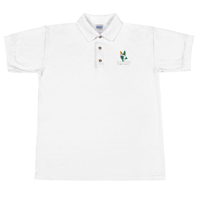Friendship Embroidered Polo Shirt
