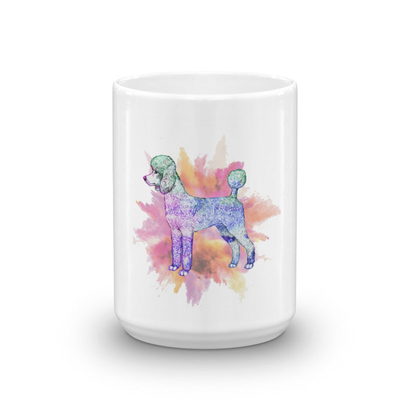 Poodles add color to your day mug