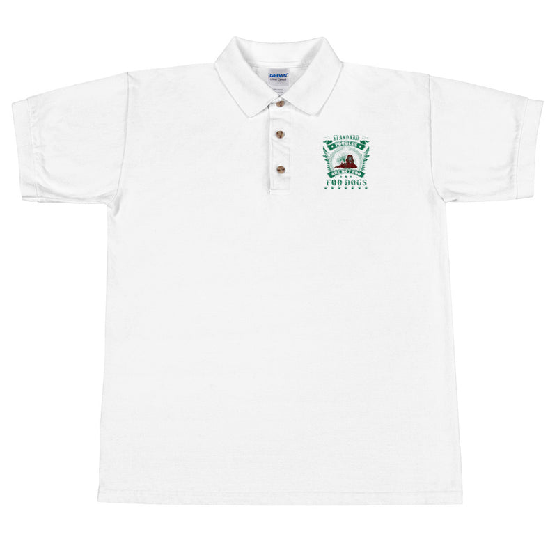 Foo Embroidered Polo Shirt