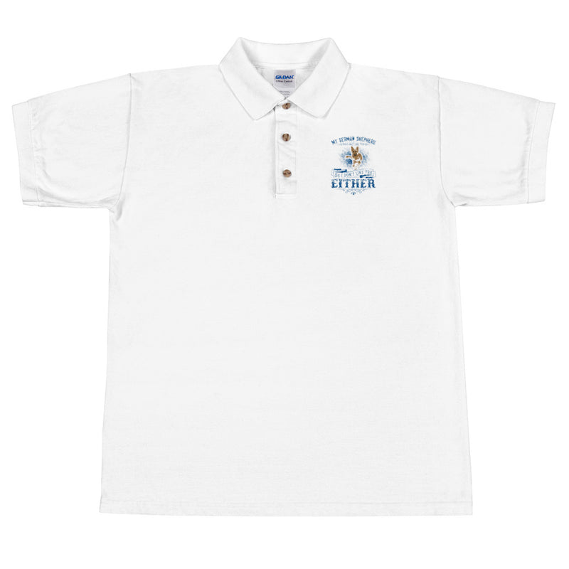 Ball Embroidered Polo Shirt